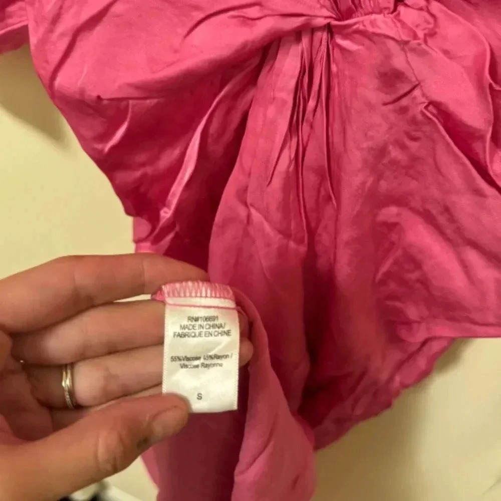 Young Fabulous And Broke Siren Shirt Dress Color Raspberry/ Size Small. - Picture 10 of 11